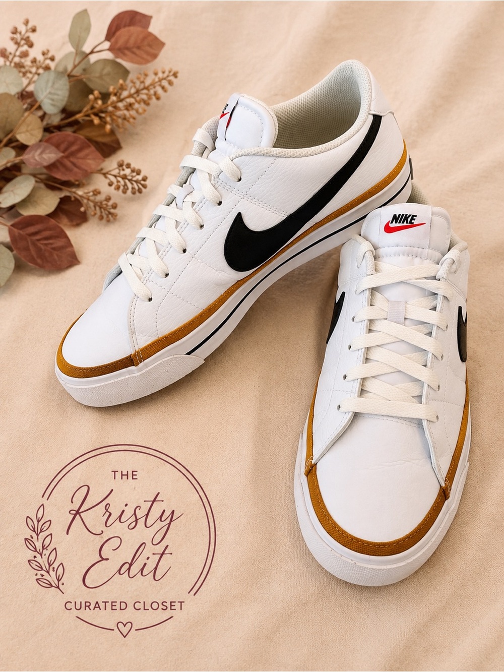 Nike Court Legacy Next Nature White Desert Ochre Sneakers Women’s 11